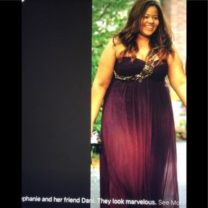 Plus size PROM dress